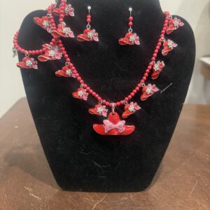 Red Hat Necklace set 114