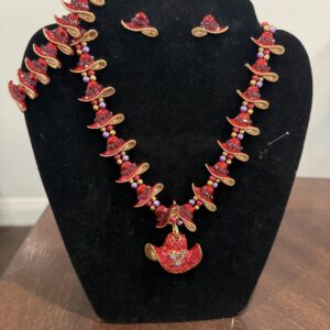 Red Hat Necklace set 127