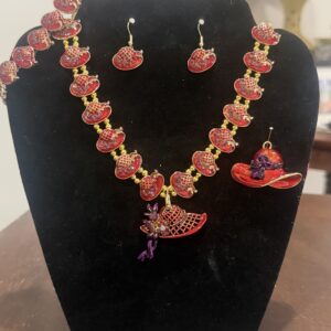 Red Hat Necklace set 134