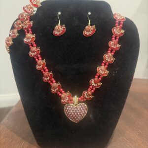 Red Hat Necklace set 135