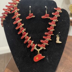 Red Hat Necklace set 137