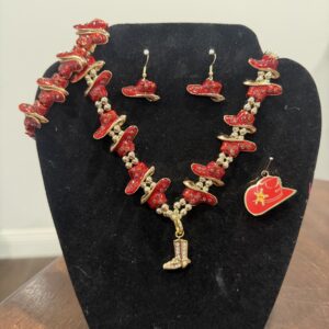 Red Hat Necklace set 138