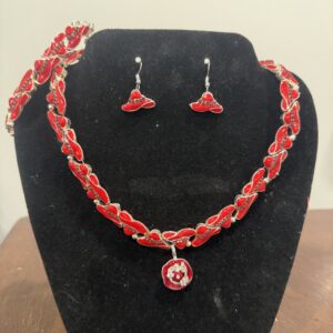 Red Hat Necklace set 139