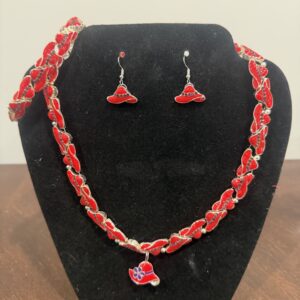 Red Hat Necklace set 141
