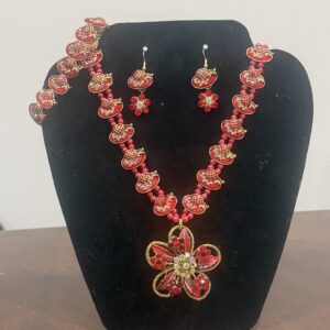 Red Hat Necklace set 143