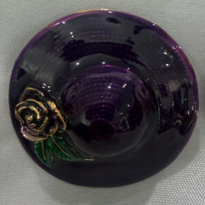 Purple Hat Broach