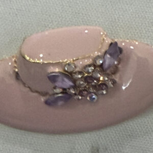 Pink Hat Shiny Broach