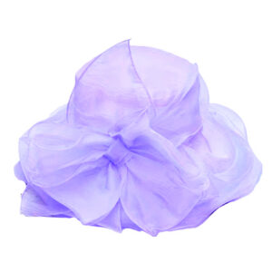 Lavender Organza Foldable Hat