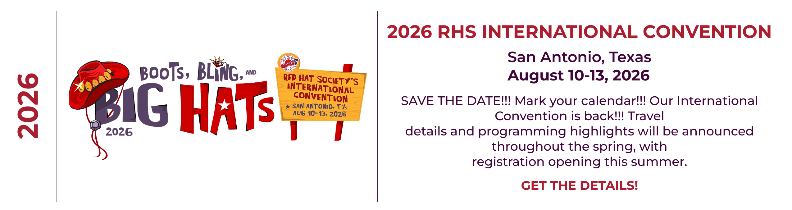 Boots, Bling, and Big Hats 2026 International Convention