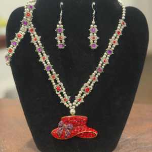 Red Hat Necklace set 124