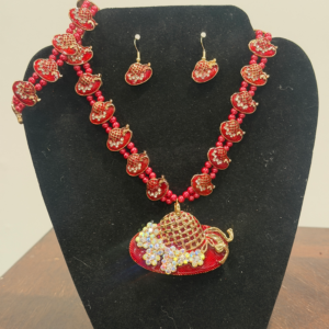 Red Hat Necklace set 146