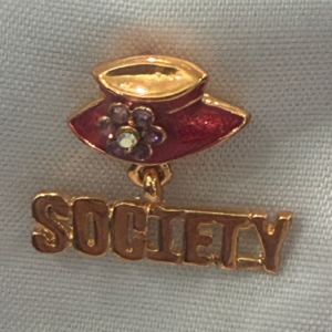 Red Hat dangle Society Pin